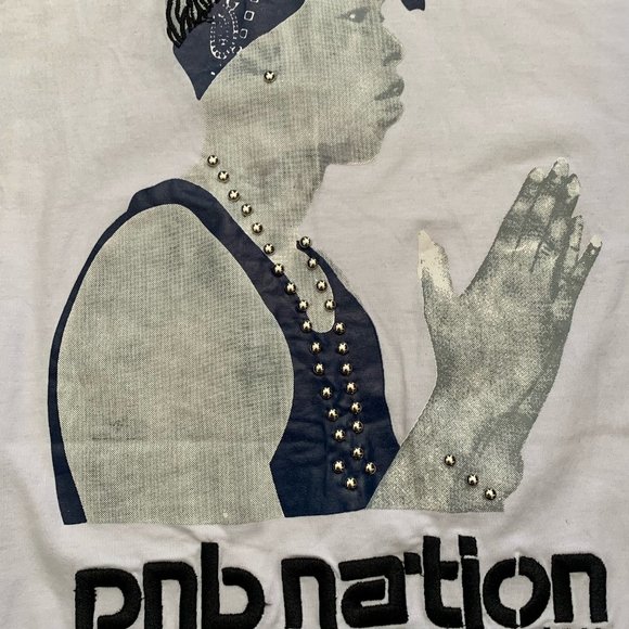 Deadstock Vintage 90's PNB Nation Silkk The Shocker Hip Hop Rap T-shirt No Limit - Picture 2 of 5